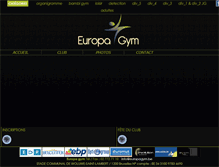 Tablet Screenshot of europagym.be